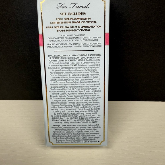 Too Faced Ultra Plush: Pillow Balm Lip Balm Duo - (PRICE IS FIRM) - Picture 3 of 8